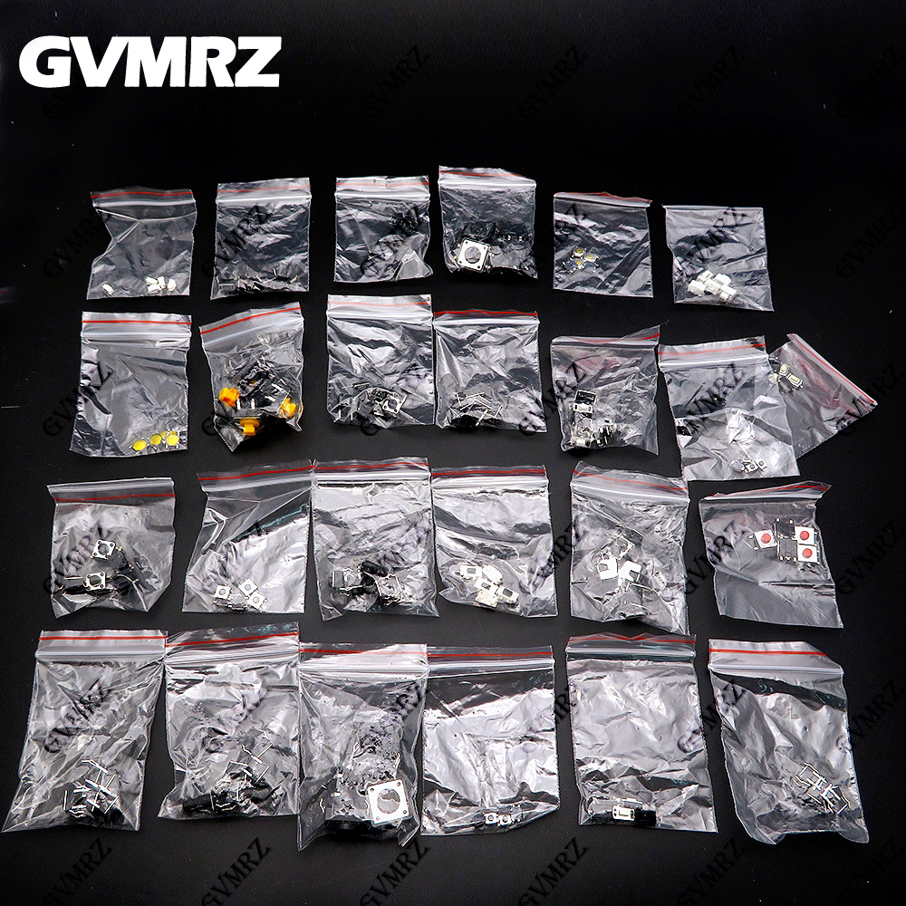 125PCS 25Values Assorted Push  - Electronics Gadgets Bag reseña y precio