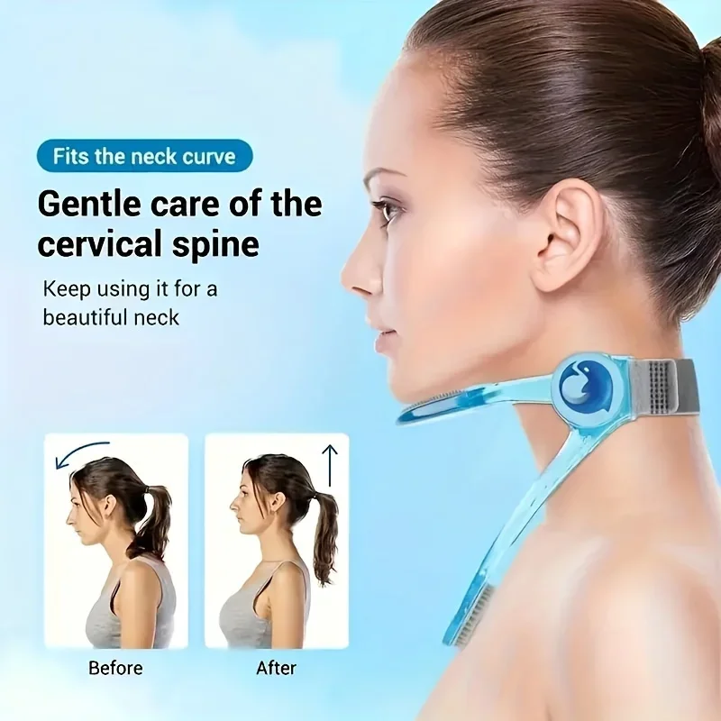 Smart Posture Sensor - 1pc adjustable neck brace, PP material,