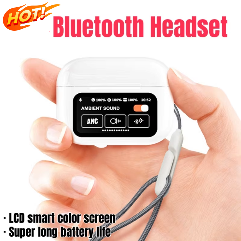 Japanese Electronics Gadgets - A9 Pro Bluetooth Headset LCD Smart