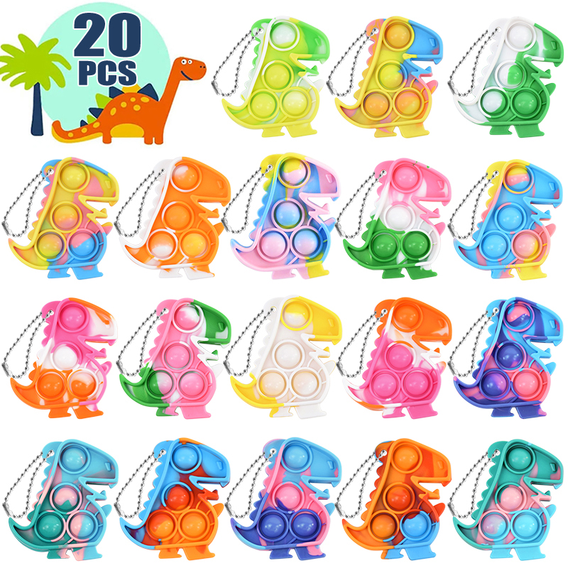 10/20pcs Mini Dinosaur Pop Key - Electronics Gadgets Bag reseña y precio