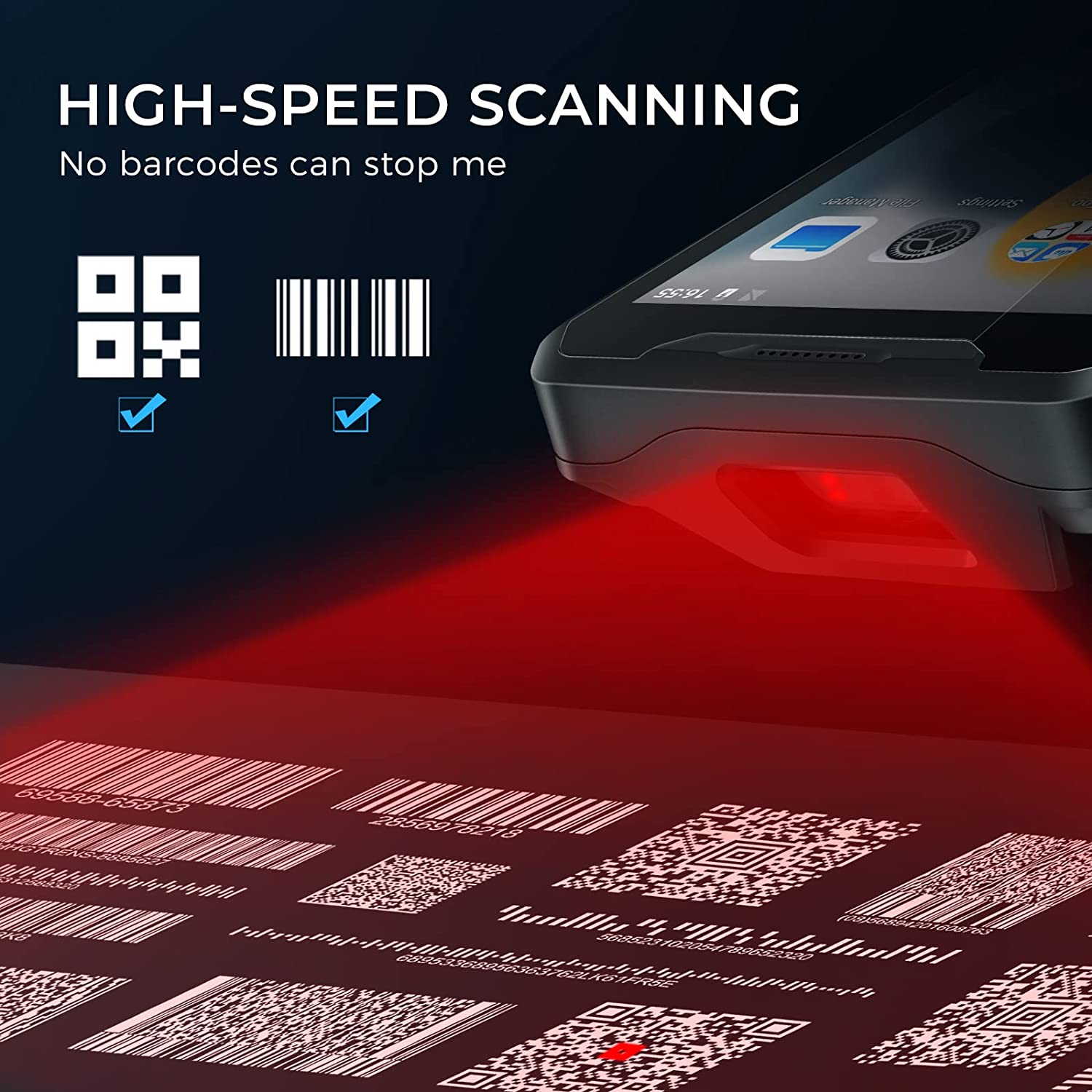 Android 9 4G Ruggedized Wirele - Barcode Scanner Wireless reseña y precio