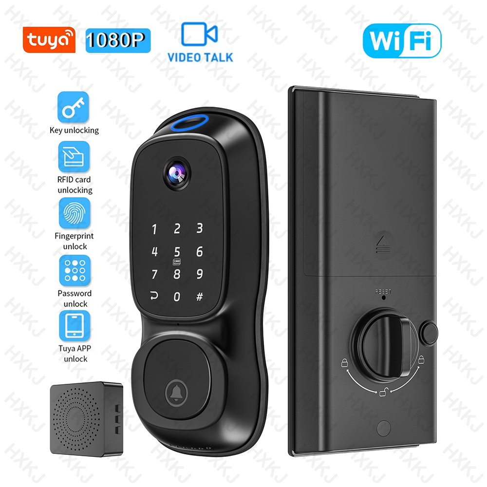 Tuya Wifi Smart Door Lock ‎Cam - Electronics & Tech Gadgets reseña y precio