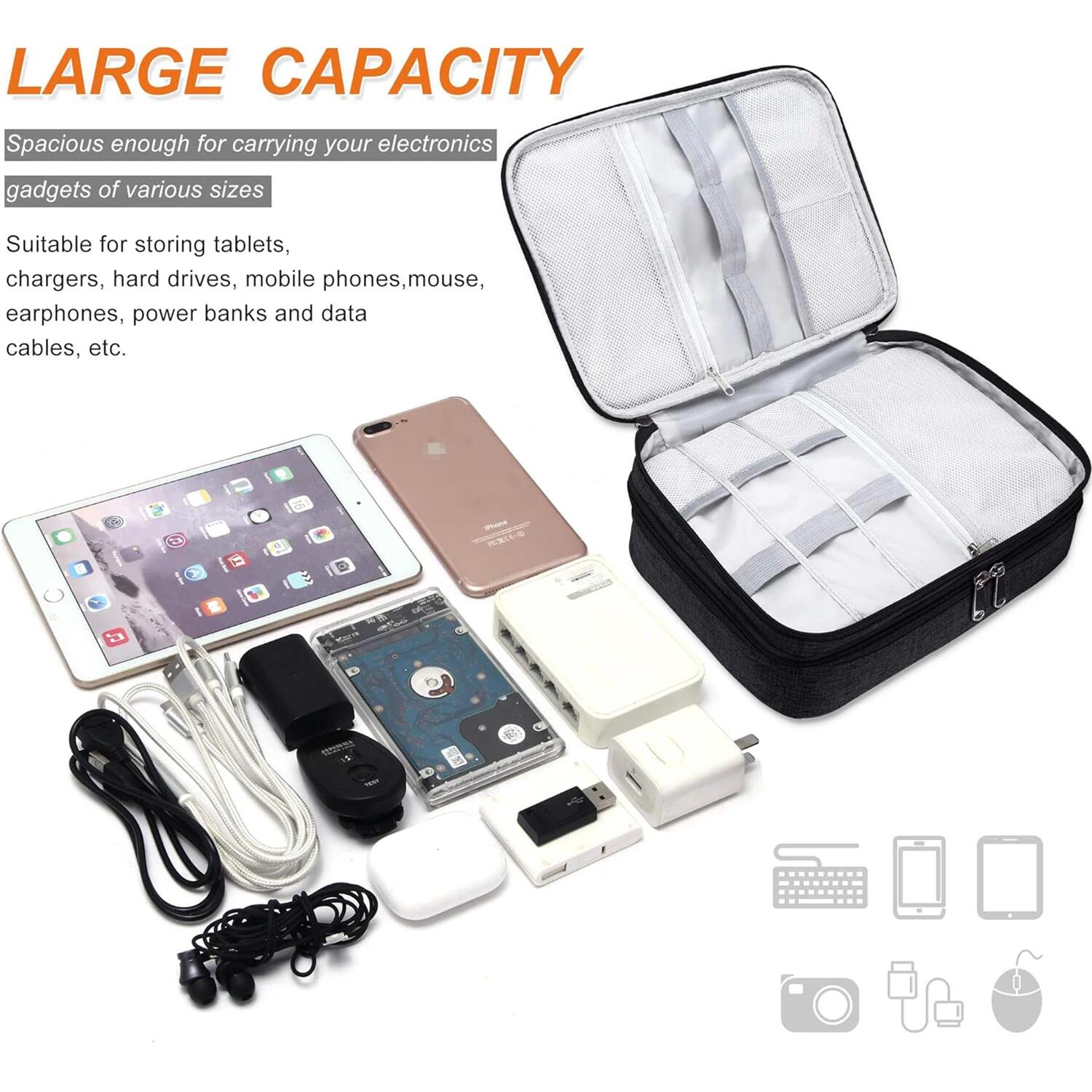 Portable Digital Storage Bag U - Electronics Gadgets Bag reseña y precio