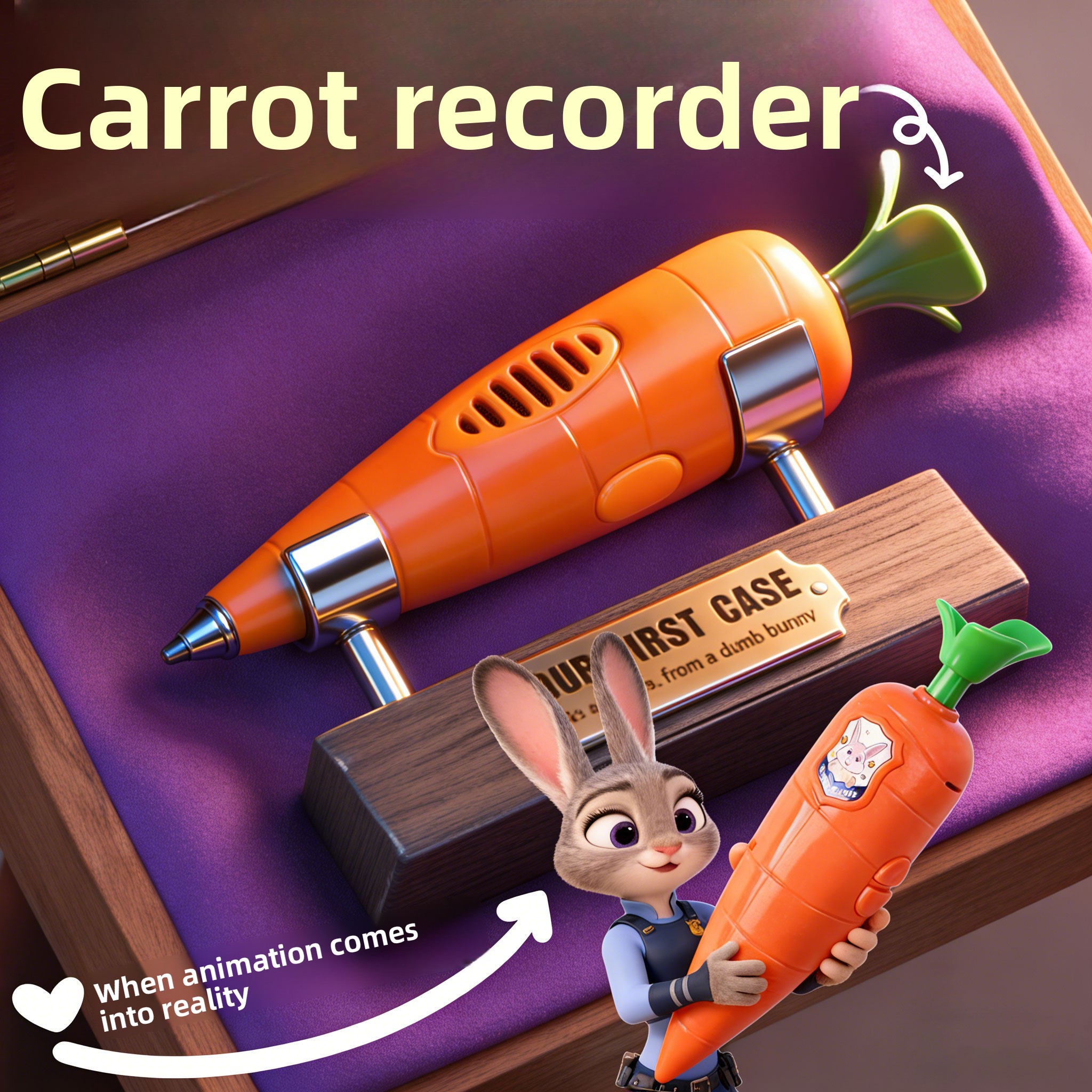 *——*2026 Judy & Nick Carrot Vo - Voice Recorder Pen reseña y precio