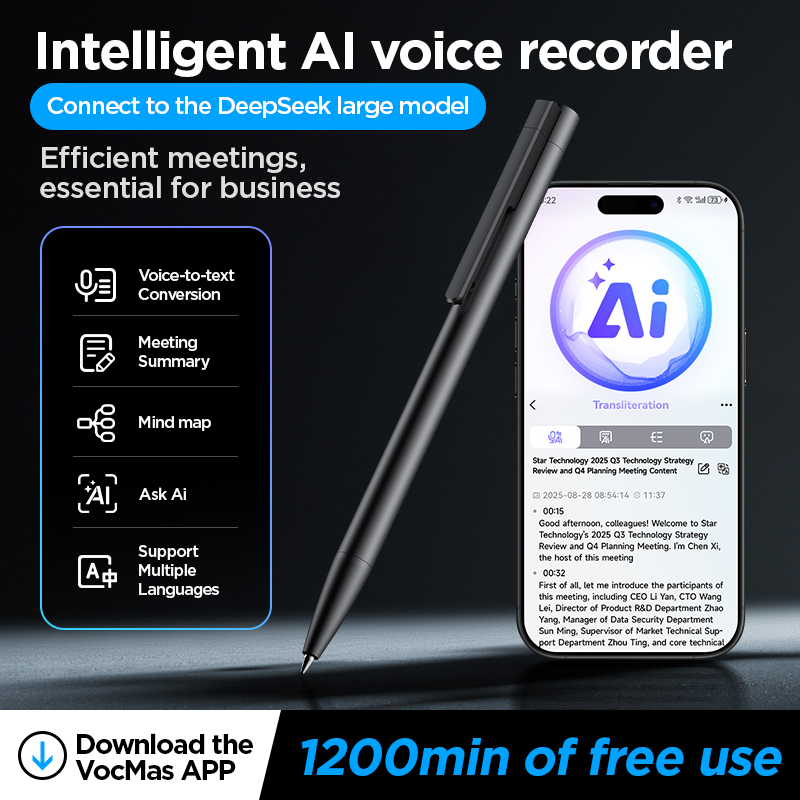 Writing Pen AI Voice Recorder  - Voice Recorder Pen reseña y precio