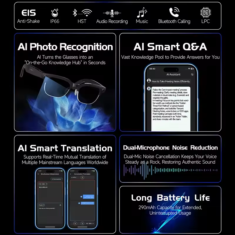 2026New AI Smart Glasses 120+L - Electronics Gadgets For Men reseña y precio