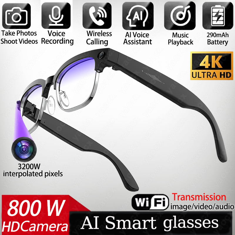 4K Smart AI Glasses 8MP Camera - Electronics Gadgets For Men reseña y precio