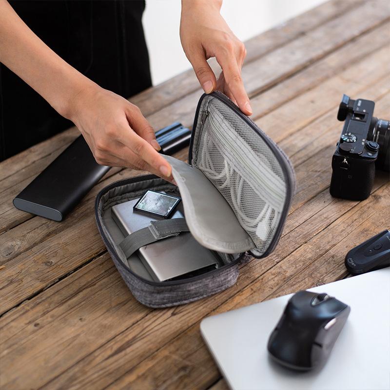 Double Layer Cable Storage Bag - Electronics Gadgets Bag reseña y precio