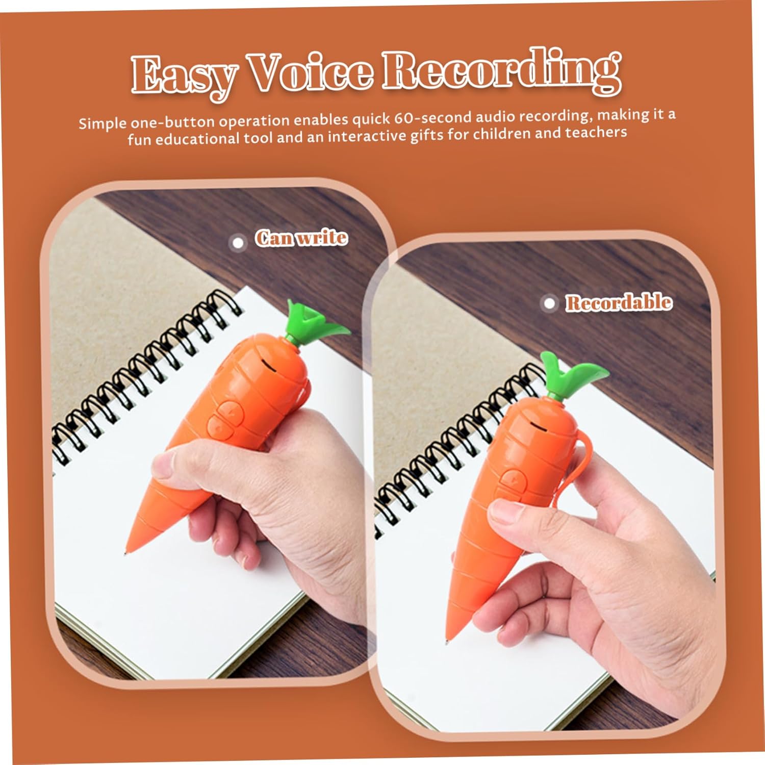 Carrot Voice Recorder Electron - Voice Recorder Pen reseña y precio