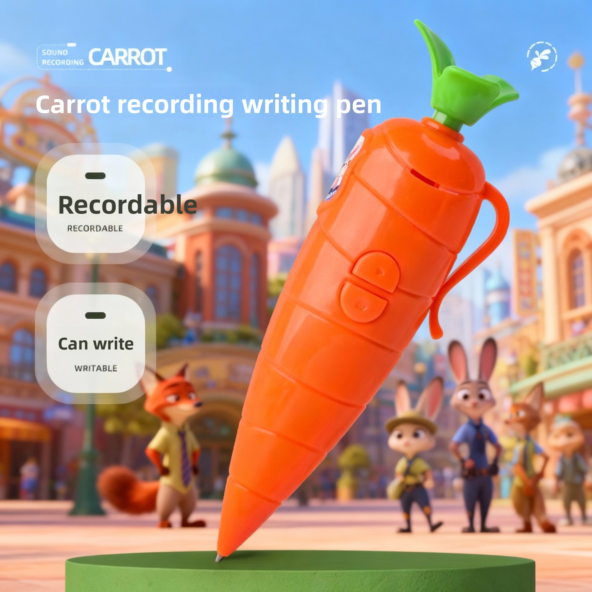 Judy & Nick Carrot Voice Recor - Voice Recorder Pen reseña y precio