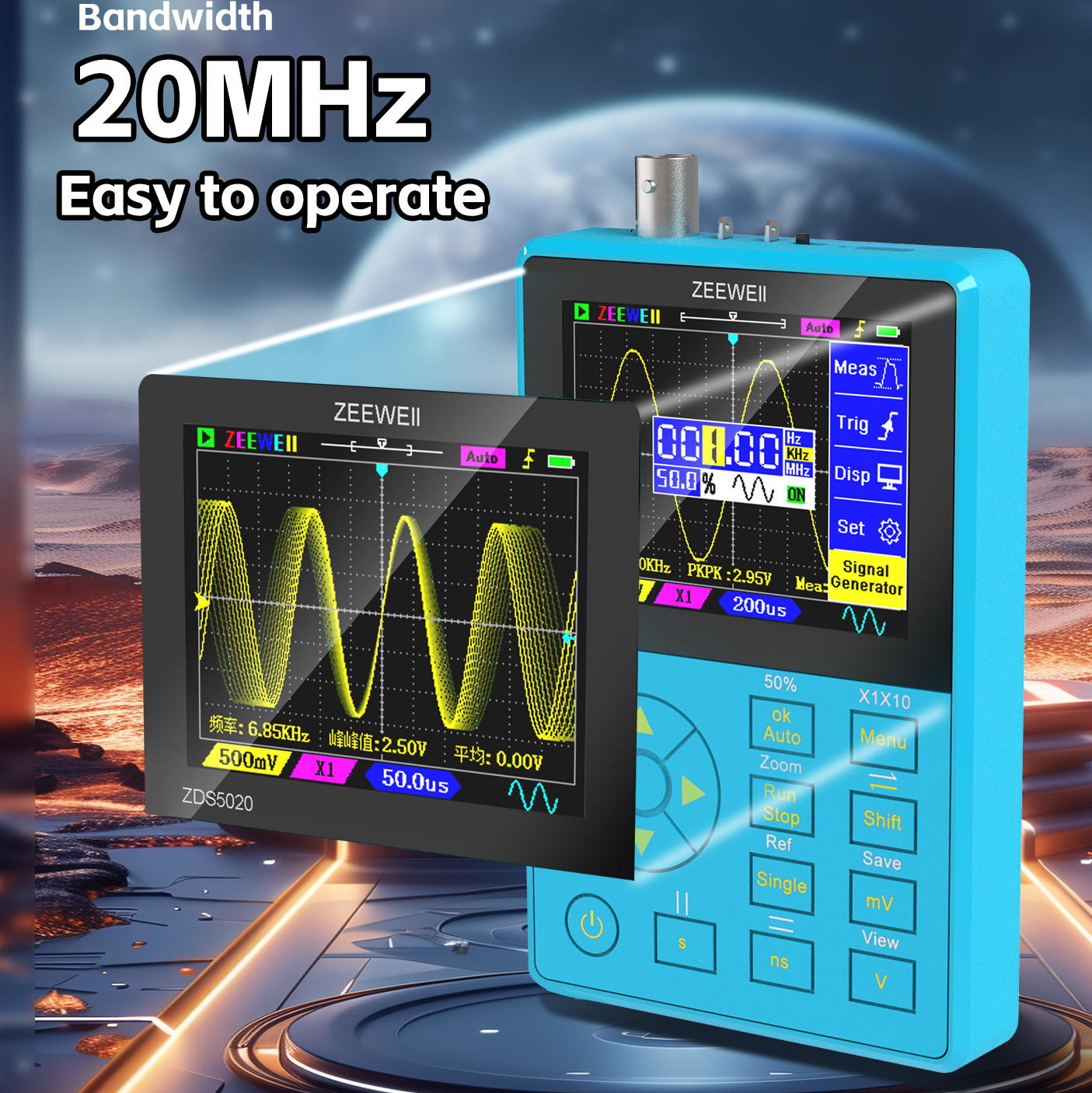 ZEEWEII New ZDS5020 Mini Handh - Electronics Repair Gadgets reseña y precio