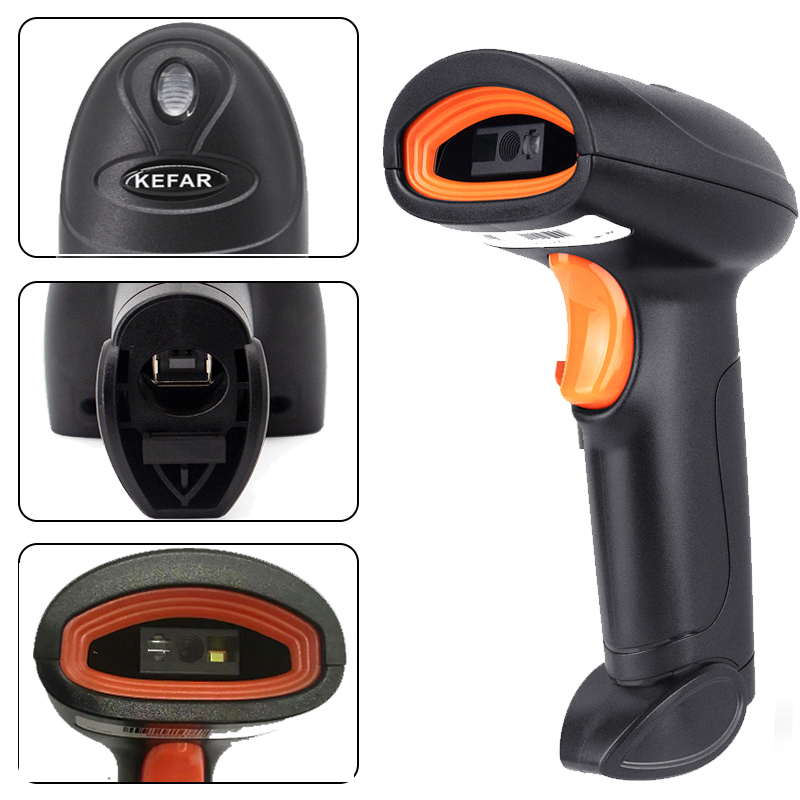 KEFAR 1D/2D Wireless Wired Bar - Barcode Scanner Wireless reseña y precio