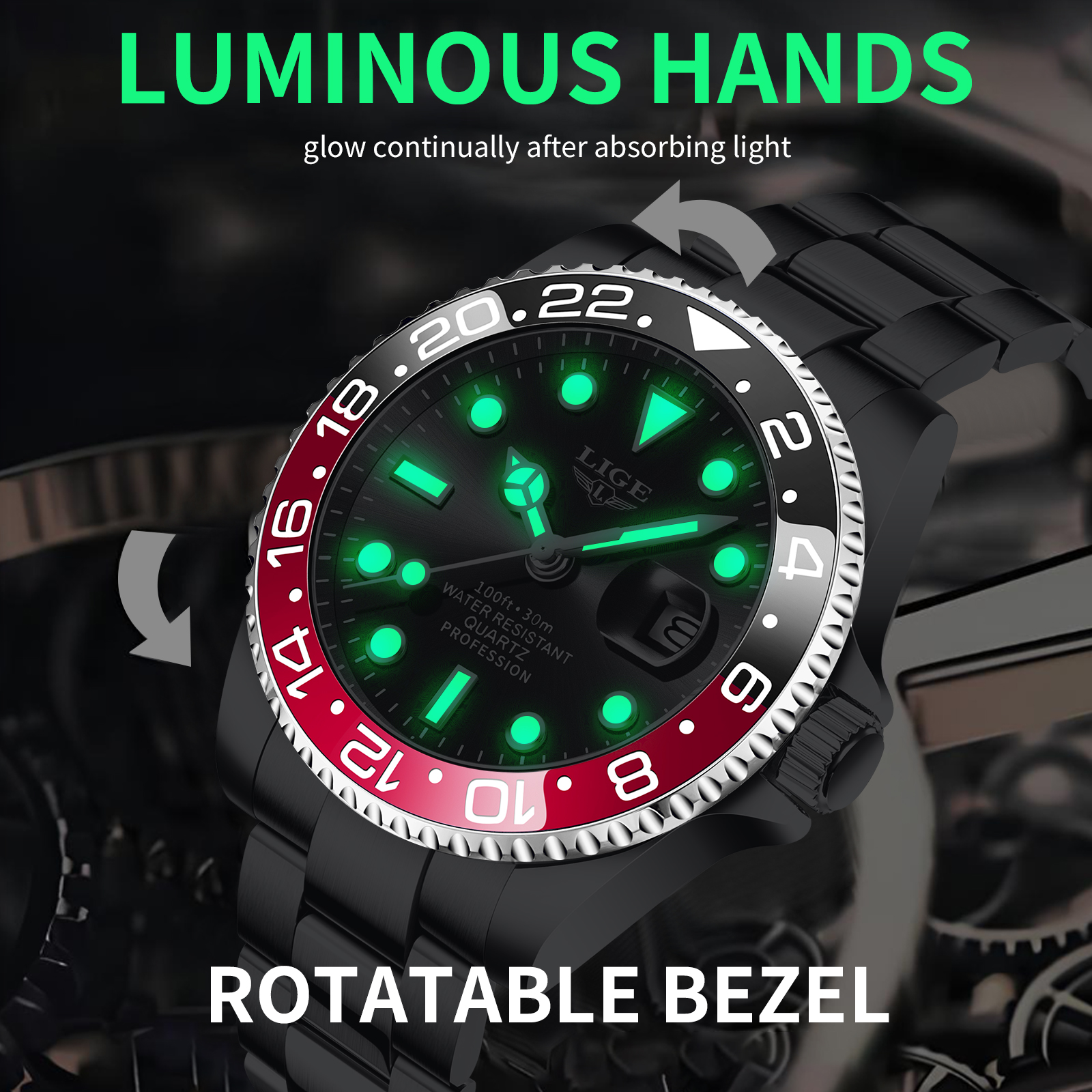 LIGE 2026 Men's watches busine - Electronics Gadgets For Men reseña y precio