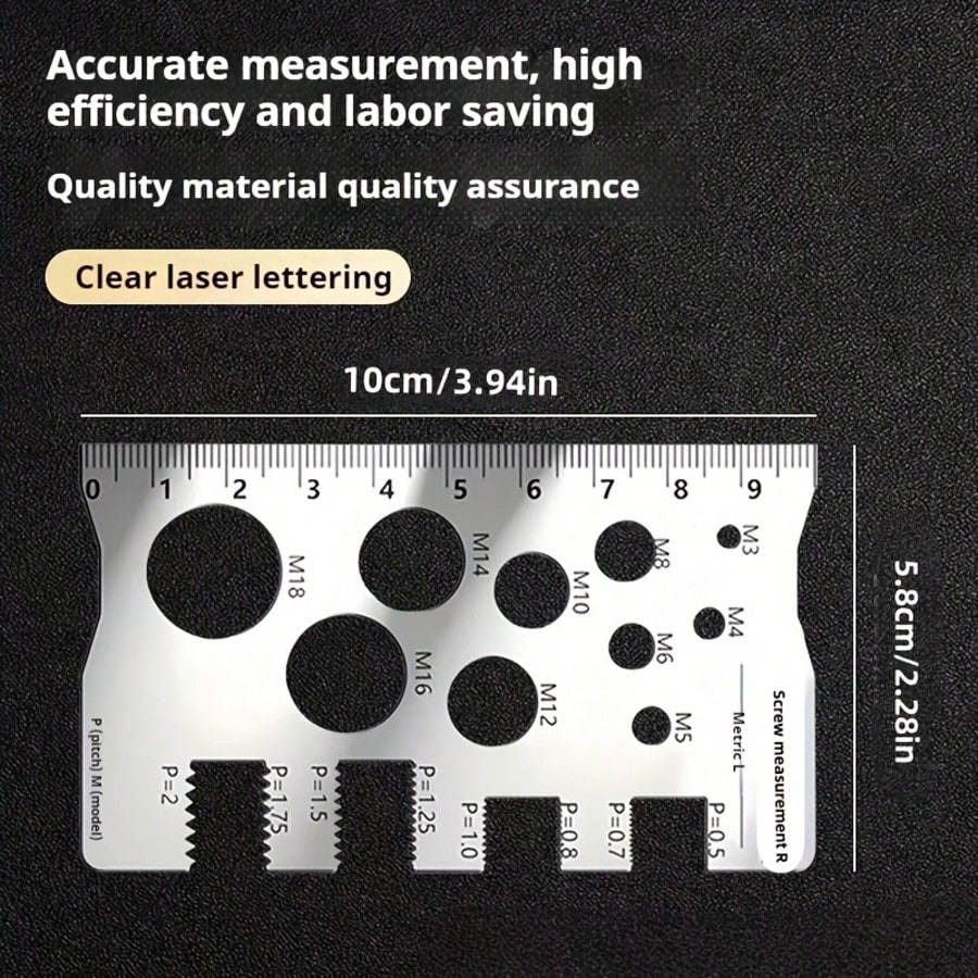 Solid Metal Screw Bolt Caliper - Electronics & Tech Gadgets reseña y precio