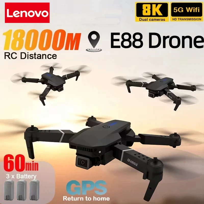 Lenovo New E88 Pro WIFI FPV Dr - Electronics New Gadgets reseña y precio