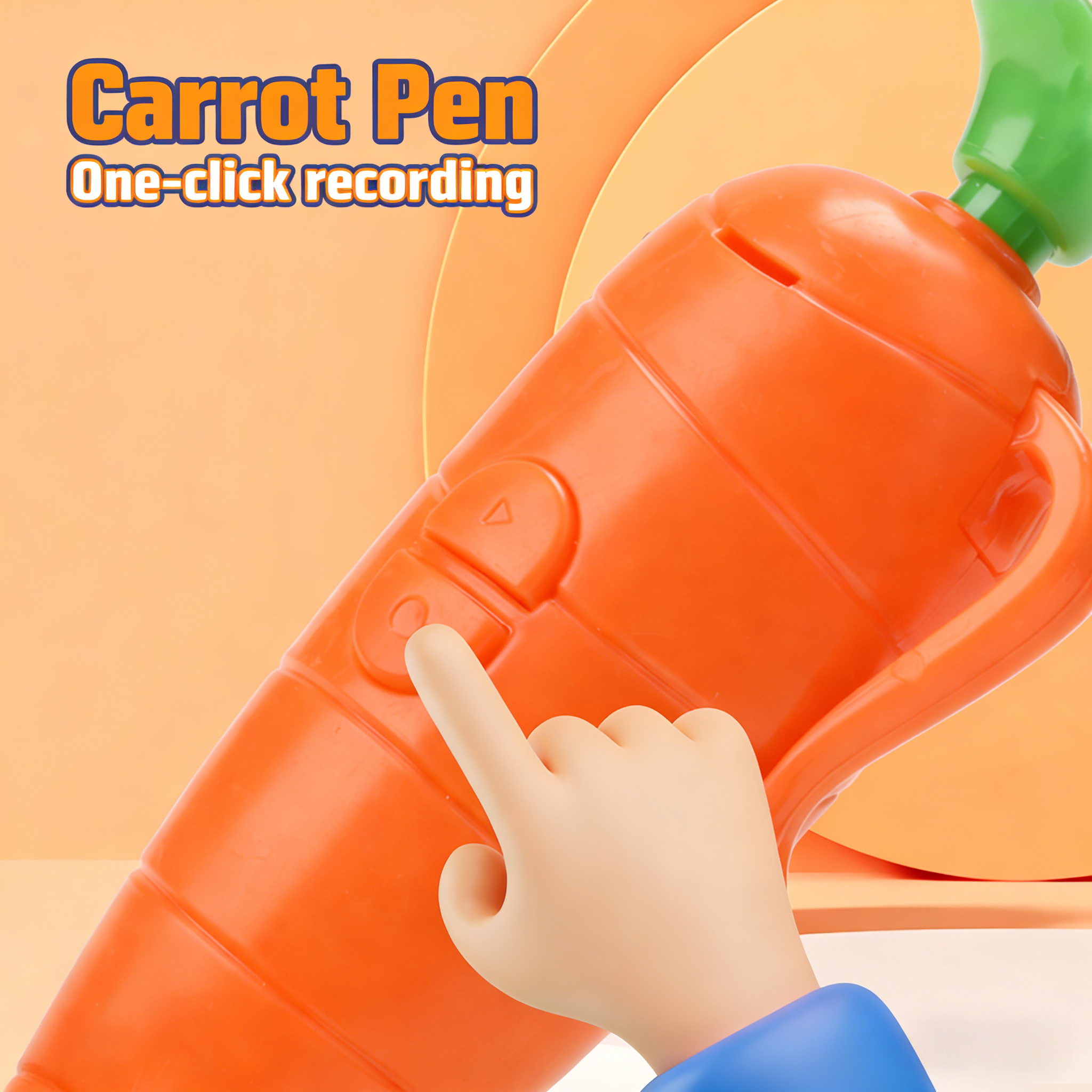Creative Carrot-Shaped 2-in-1  - Voice Recorder Pen reseña y precio