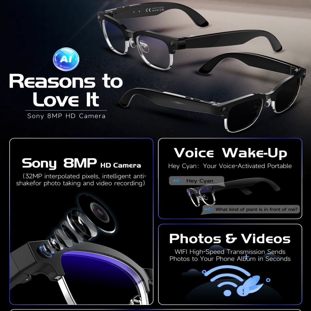 2026 New 8K HD AI Smart Glasse - Electronics Gadgets For Men reseña y precio