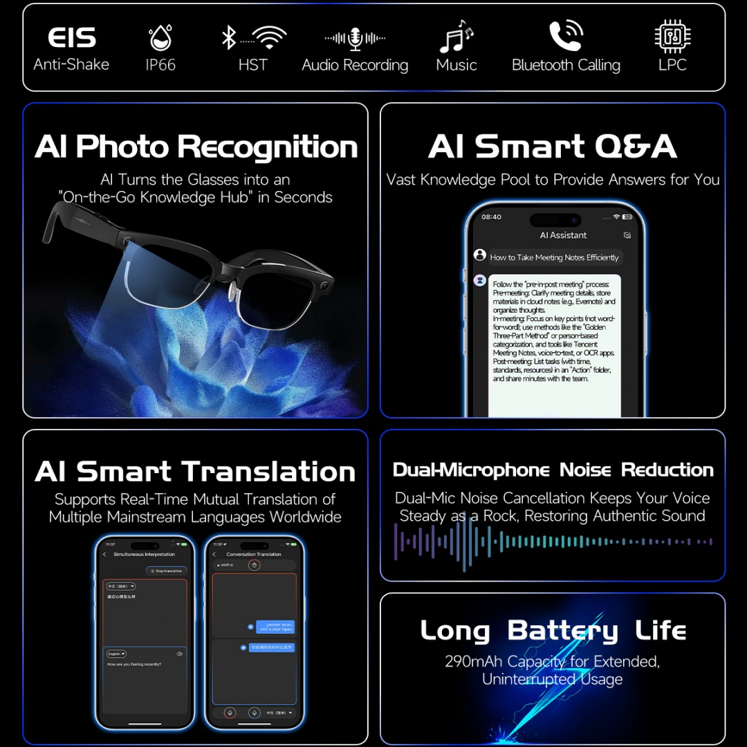 2026 New 8K HD AI Smart Glasse - Electronics Gadgets For Men reseña y precio