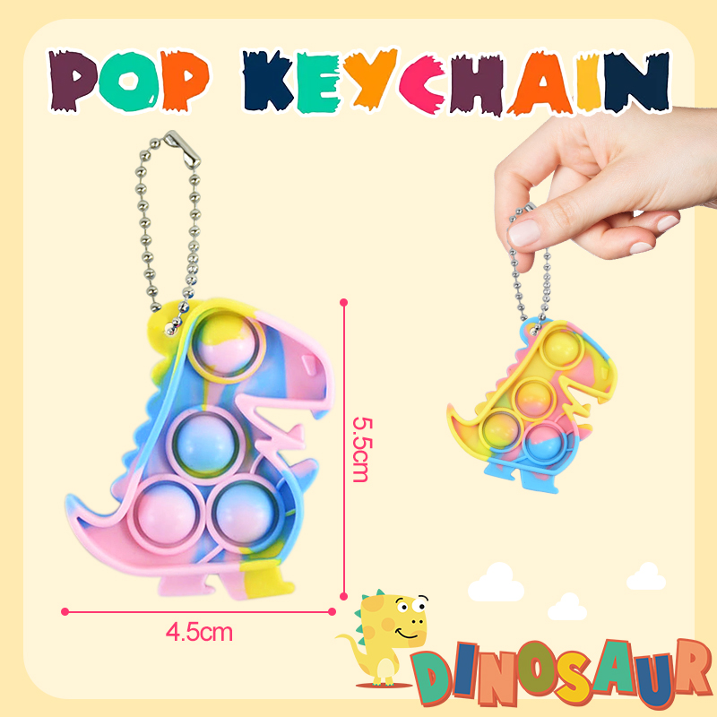 10/20pcs Mini Dinosaur Pop Key - Electronics Gadgets Bag reseña y precio