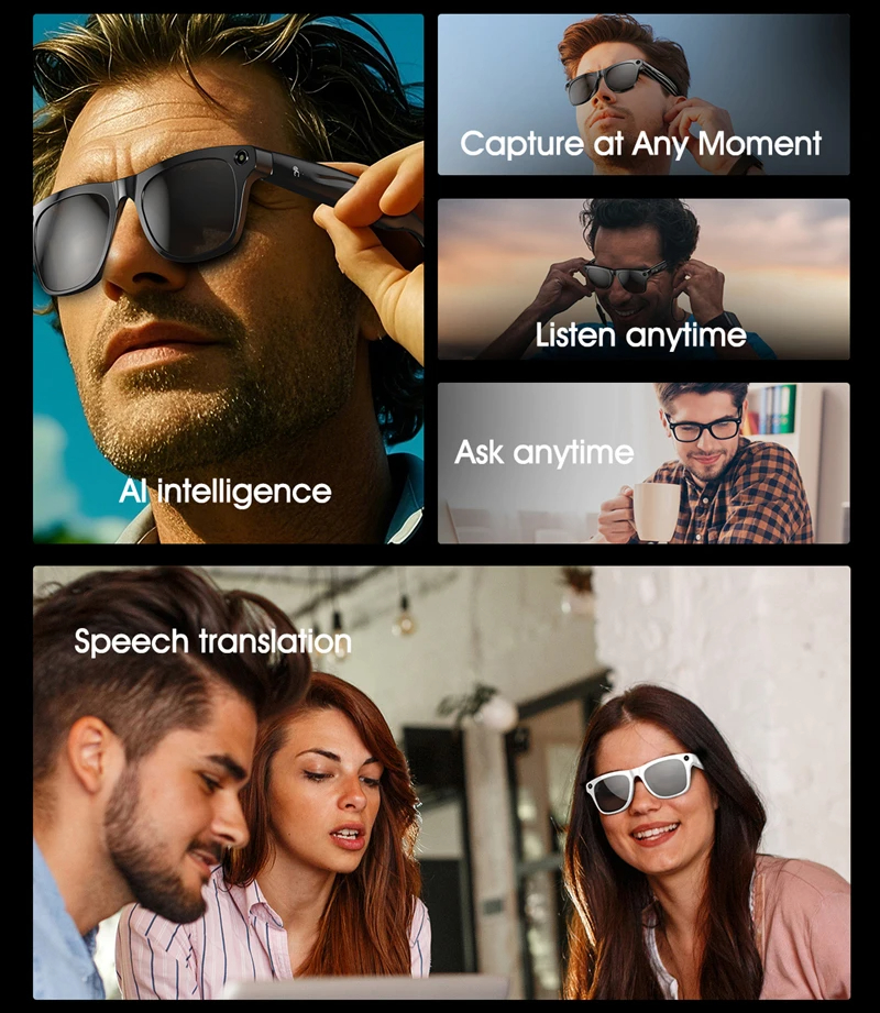 8K AI Smart Glasses Bluetooth  - Electronics Gadgets For Men reseña y precio