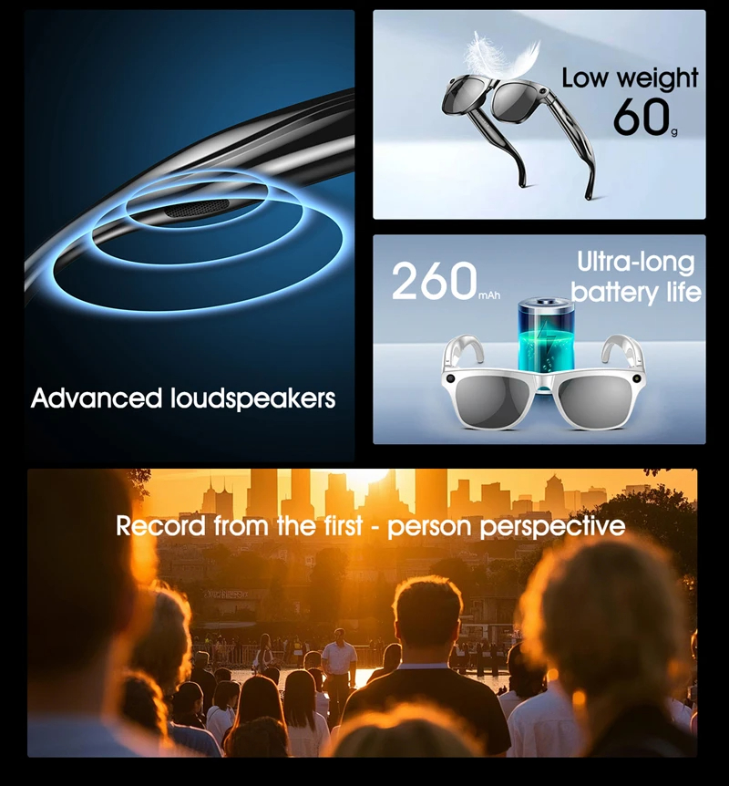 8K AI Smart Glasses Bluetooth  - Electronics Gadgets For Men reseña y precio