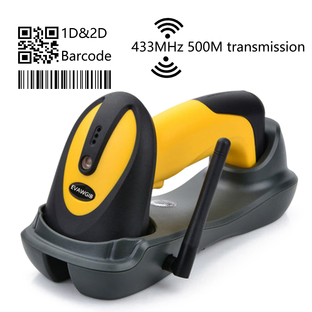 500m Long Transmission Distanc - Barcode Scanner Wireless reseña y precio